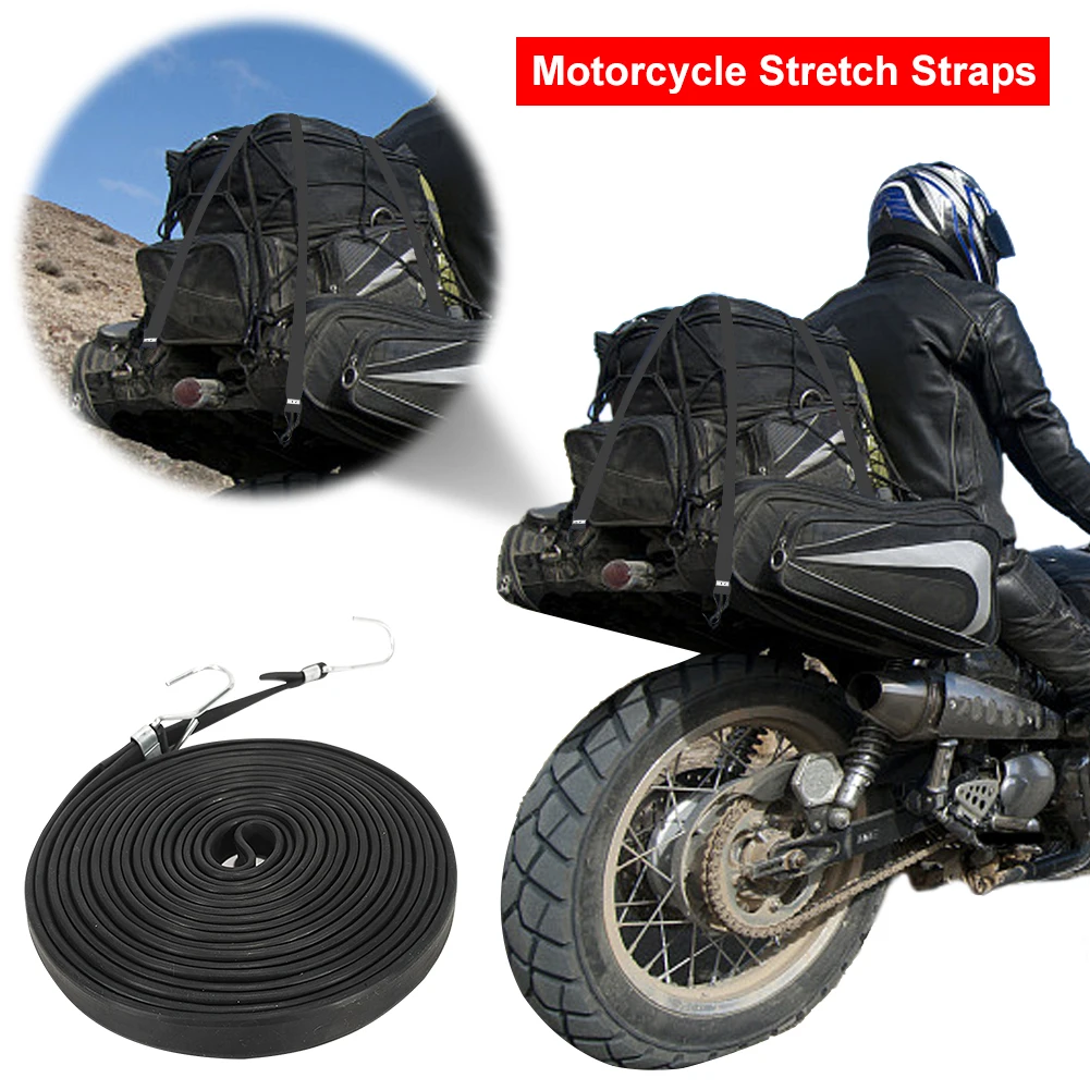 2.5M/3.5M/5M Bungee Cords with Hooks Extra Long Bungee Strap Ropes Rubber Luggage Roof Rack Strap Strong Elastic Rope Fixed Band