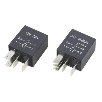 바이올렛 시리즈 자동차 릴레이, 4 핀, 5 핀, 30A, 12V, 24V, 1 개