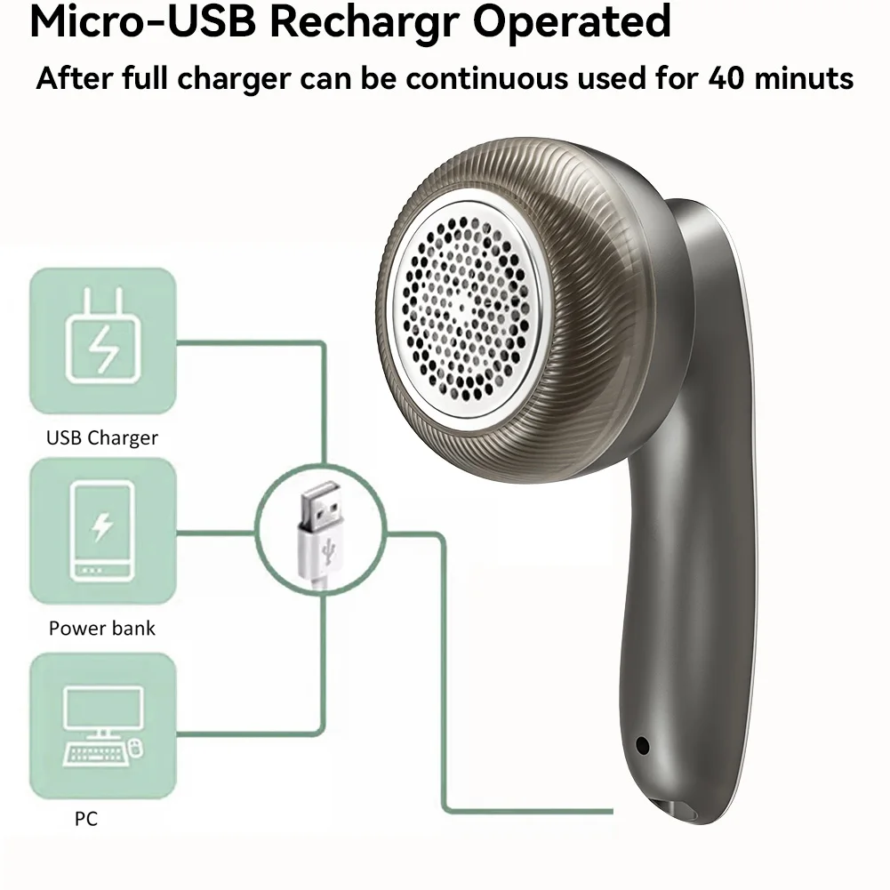 Electric Digital Display Lint Remover Rechargeable Pellet Fabric Shaver For Clothing Clothes Fluff Hair Balls Portable Remover 6