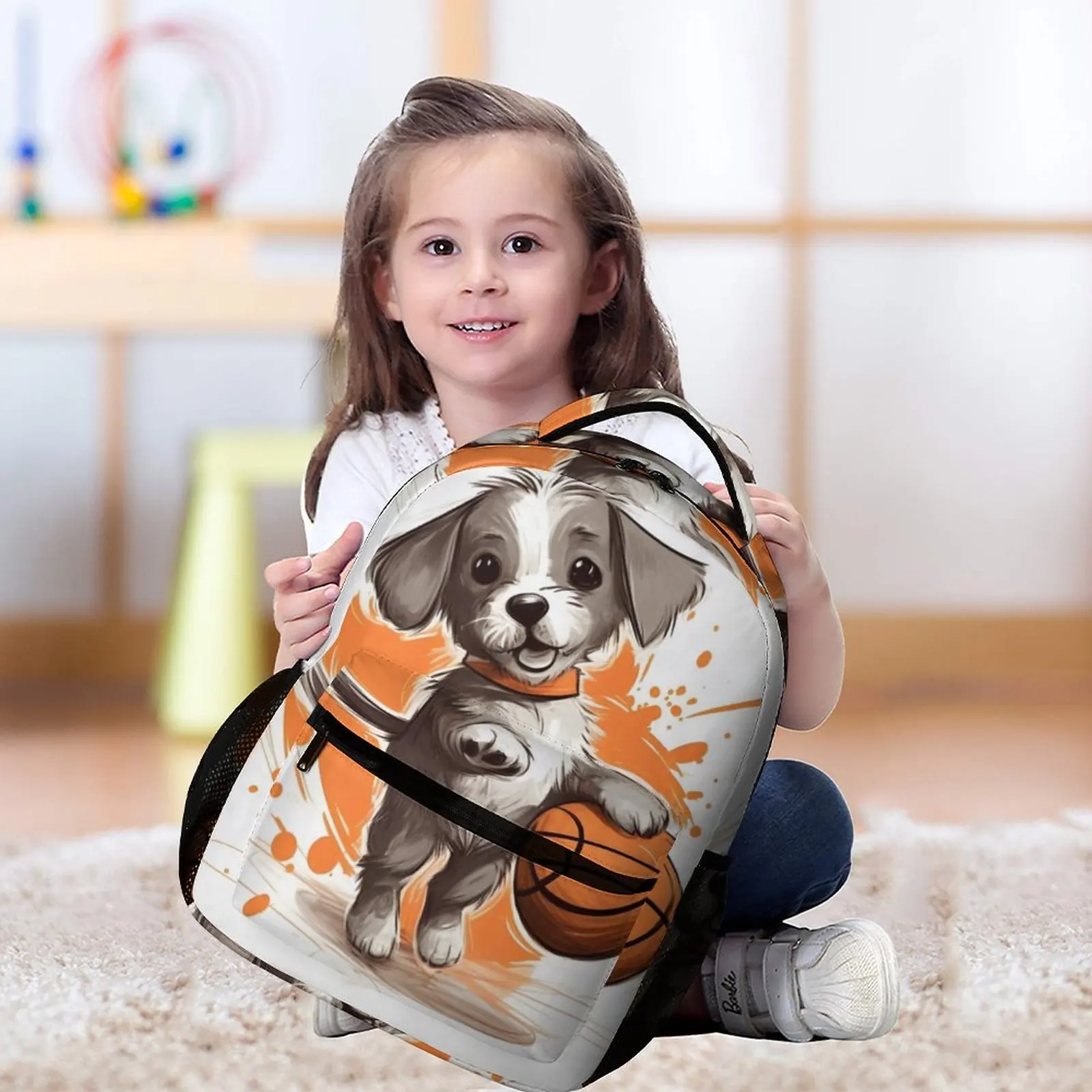 Artistic Children's Schoolbag Children Backpack for Girls Large Fashion Designer Bag Multifunctional Knapsack