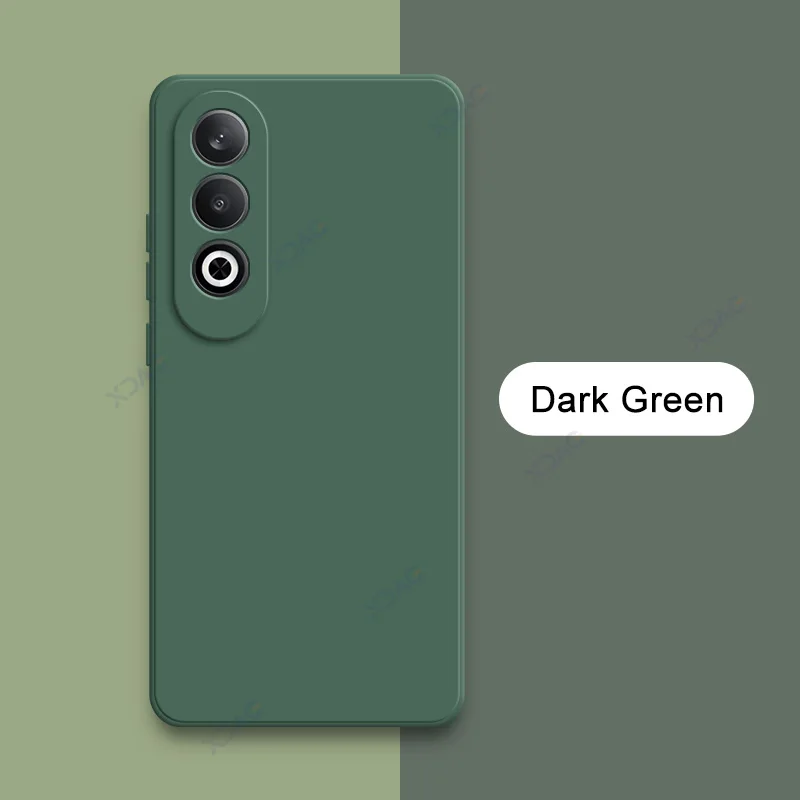 Enhanced Liquid Silicone Phone Case - Square Design, 360° Soft Protective Anti-drop Shockproof Cover