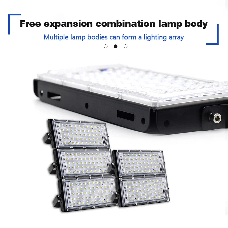 Led Flood Light 50W 100W 200W IP65 Waterproof 220V Outdoor Spotlight Reflector Street Lamp Wall