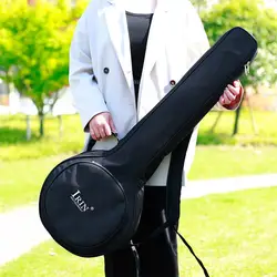 Thickened Banjo Backpack Adjustable Banjo Bag Backpack Oxford +Cotton Portable Storage Bag Folding Pack Big Capacity 99*36*9cm