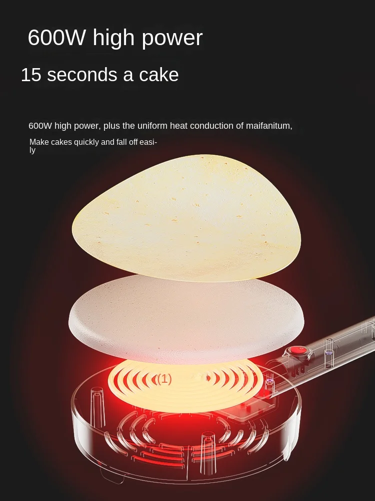 220V Household Electric Crepe Maker Spring Rolls Cake Machine Pancake Maker Home Pancake Baking Machine 3