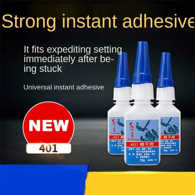 

401 Glue Instant Fast Adhesive 20ML Bottle Stronger Super Glue Multi-Purpose Fix HOT Super Strong Liquid Colorless Adhesive Glue