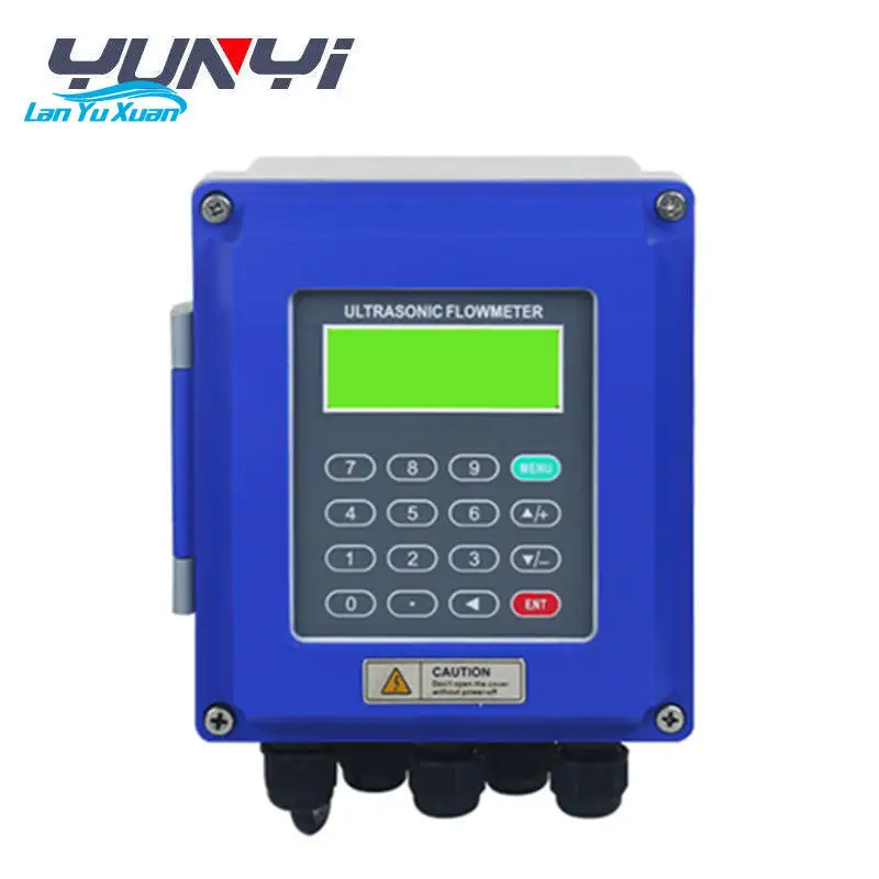 

YUF-2000B wall mounted clamp ultrasonic flowmeter variable area hanging flow meter
