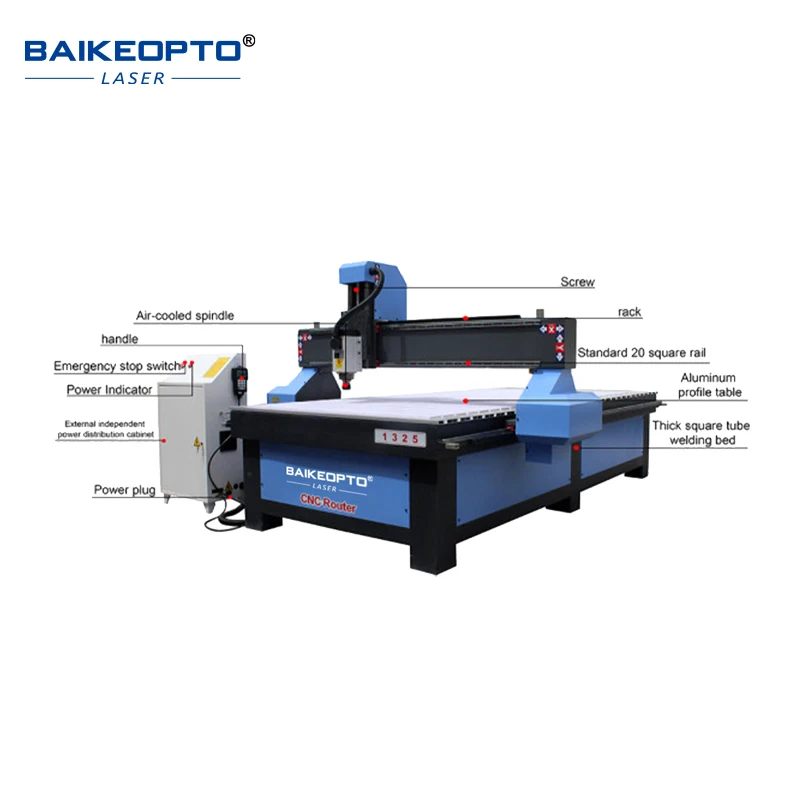 BK-C1325S CNC Wood Carving Cnc Router Woodworking Machinery 3 Axis Cnc Router 1325