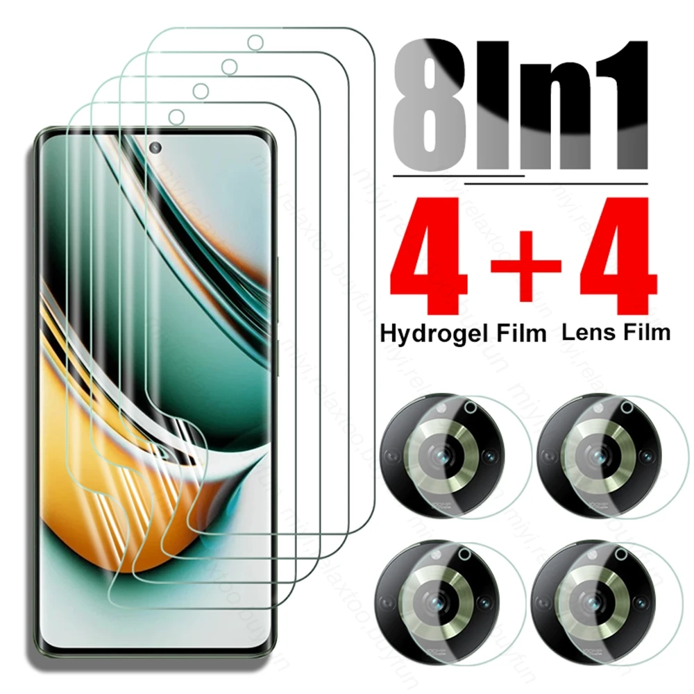 

8 In 1 Camera Glass Soft Hydrogel Film Screen Protector For Realme 11 Pro Plus 5G Not Glass Realmi 11 Pro+ Realme11 ProPlus 5G