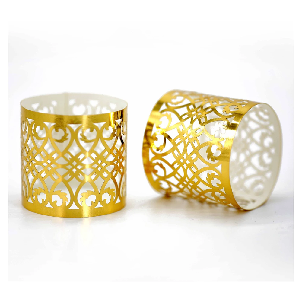 

Elegant Round Napkin Ring Enhance Your Table Decoration Easy to Slip and Secure Napkins Perfect for Impressing Your Guests