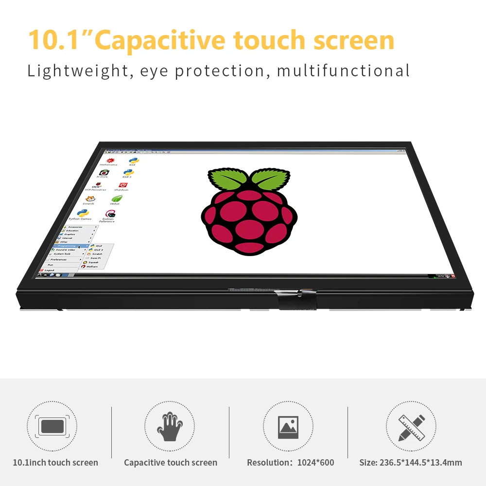 10.1inch 10inch LCD module 1024*600 IPS display raspberry pi screen ...