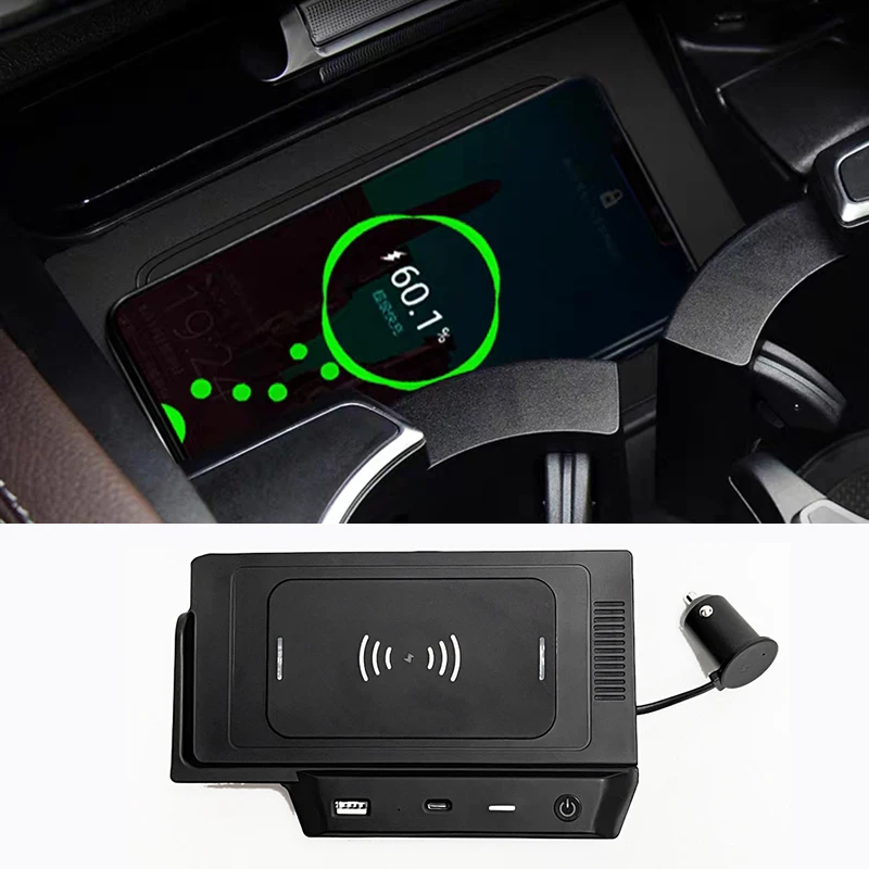 

Magsafe Car wireless charger mobile phone charger fast charging holder for Mercedes Benz GLE W167 C67 GLS X167 2020-2023