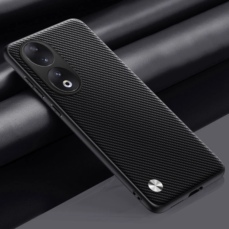 Premium PU Leather Matte Silicone Phone Case - Full Protection Back Cover