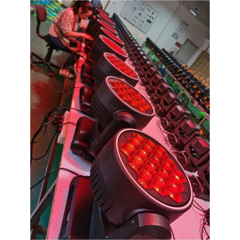 

2pcs/lot 4in1 RGBW 19x40W LED BEAM ZOOM WASH Moving Head For Stage Light