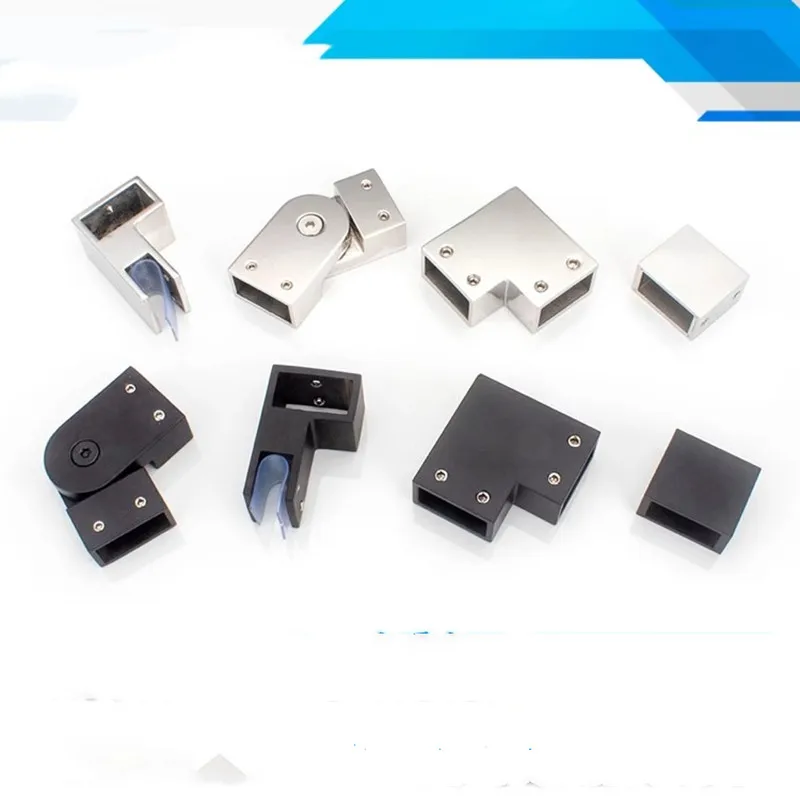 Neu Präzisionsguss 304 Edelstahl 15X30Mm Rohrverbinder Badezimmer Glasbefestigung Hardware Flansch Hängende Eckklemme (Wyl10)