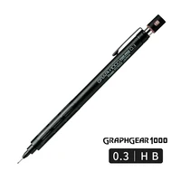 Pentel PG1000 Graph For PRO Black Mechanical Pencil,0.3~0.9mm Multi-purpose Professional pencil set for drawing and sketching 6