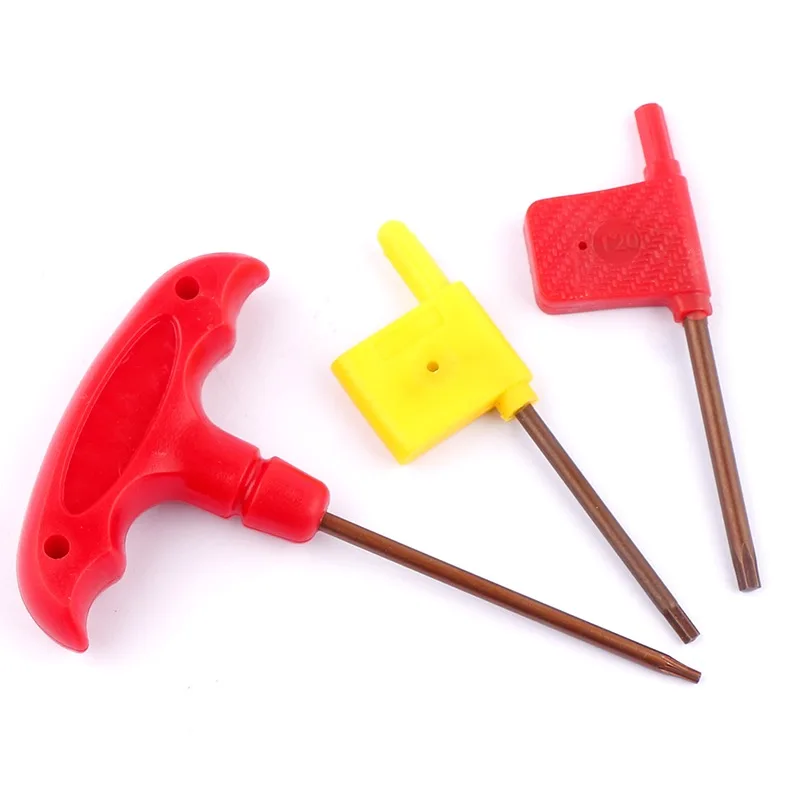 10pcs Six-Lobe Wrench Torx Keys T6 T8 T9 T10 T15 T20 CNC Lath Tools Holder CNC Machine Screw T Handles Flag Spanner Box