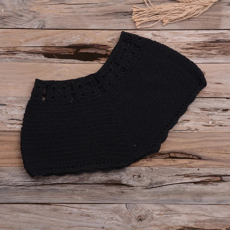 Short En Tricot Crocheté Pour Femme, Pantalon Court Amissié, Vêtements De Plage, Sexy, En Coton, Tendance, Été 12 Sf1B9E13Aa0F040D58C0C93Eb6A64F90Cv
