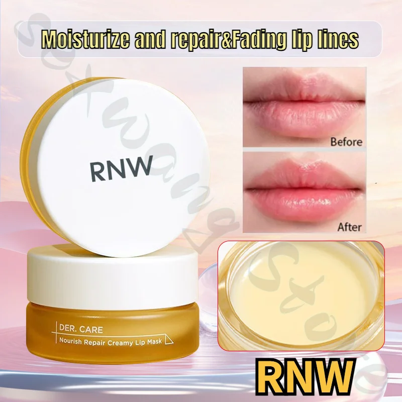 RNW Moisturizing Lip Mask Vaseline Anti Wrinkle Deep Hydrated Nourish Lip Balm Lighten Lip Lines Maintenance LipCare Rare Beauty