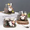 Craft Resin Seasoning Jar Retro Unique Powder Bottle Exquisite Creative Storage Can Hotel 5
