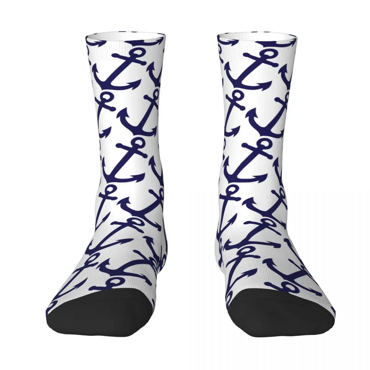 

Navy Blue Anchor Adult Socks Unisex socks,men Socks women Socks