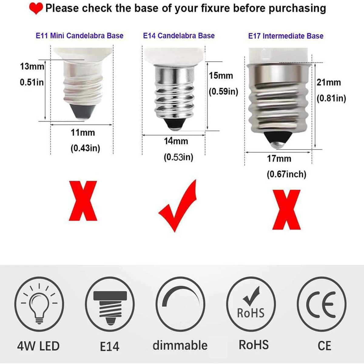 무지향성 LED 전구, 220V T3 T4 베이스 교체, 천장 선풍기, 샹들리에, 디밍 불가, E14 3W, 9W, 6 개