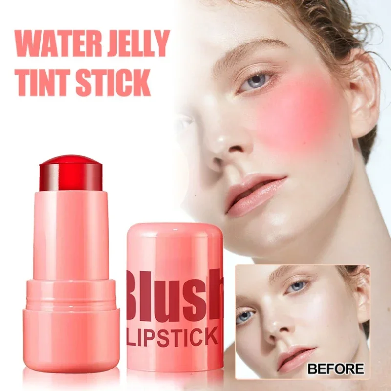 Milk Makeup Blush Stick Lip Tinted Cooling Water Jelly Tint Jelly Blush Stick Watercolor Multi-Use Matte Blush Makeup 4