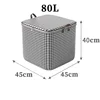 Foldable storage box Quilt Clothes Storage Bag Big Capacity Blanket Sorting Bags Dustproof Closet Under-Bed Storage Organizer 5