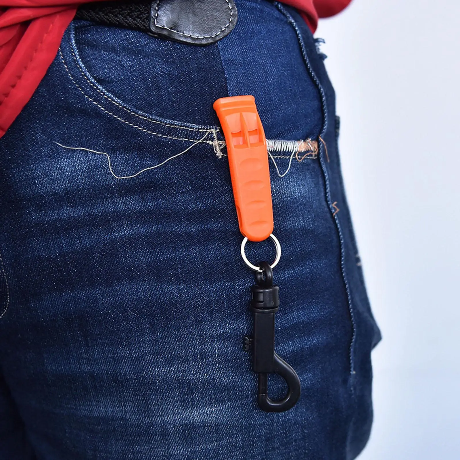 

Emergency Whistle Outdoor Whistle with Hook for Football Basketball