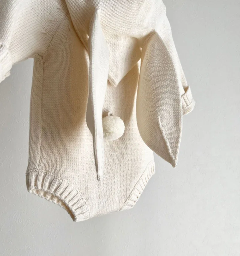 В'язаний дитячий комбінезон для новонароджених з капюшоном для дівчинки та хлопчика, бавовняний дитячий светр, комбінезон для малюків