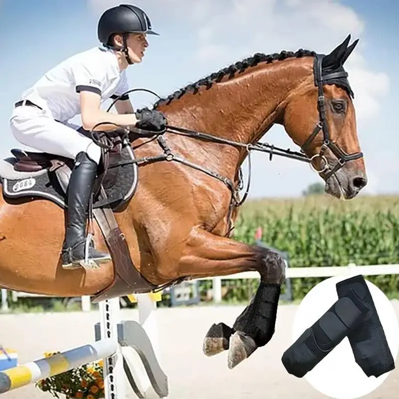 Protective Boots Horse Fly Leg Guards Professional Boot Wrap Convenient Tear-Resistant Leg Wraps Protector For Official
