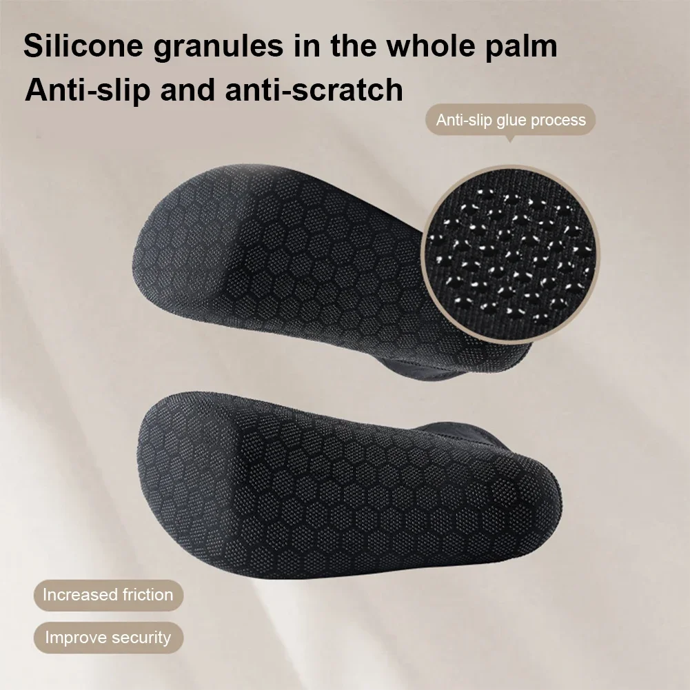 1Pair 3mm Neoprene Diving Socks Anti Slip Wetsuit Socks Beach Boots for Snorkeling Outdoor Sailing Beach Volleyball Water Sports
