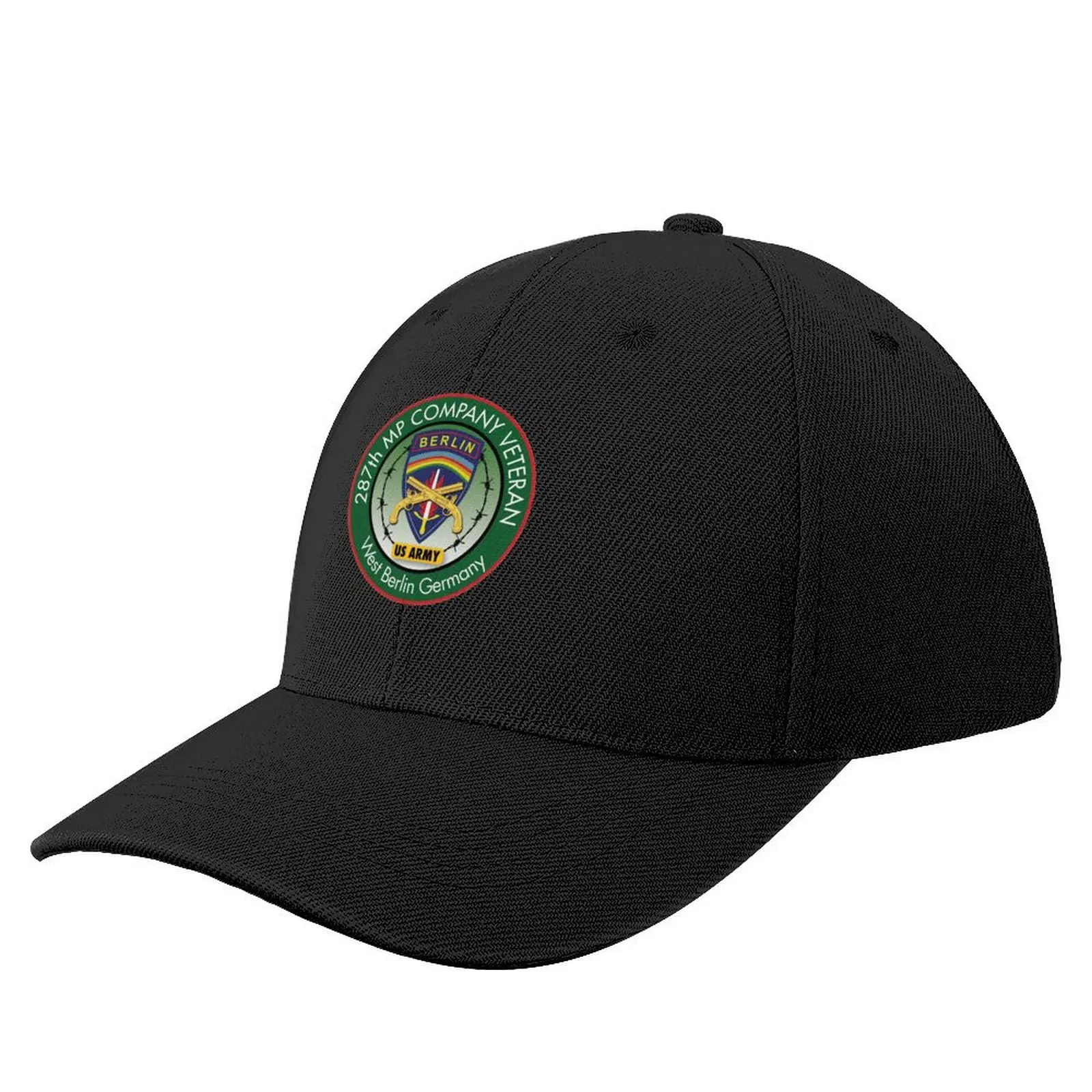 

287th MP Company Berlin Veteran Unit Patch Baseball Cap Rugby Hat Beach Custom Cap Hats For Men Women's