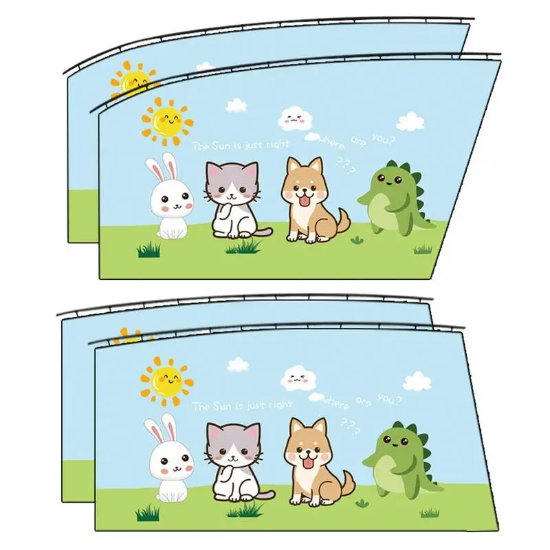 

Magnetic Curtain Car Side Window Sunshade Curtains Adjustable Car Styling Auto Windows Sun Visor Anti-Mosquito Cover For Kids
