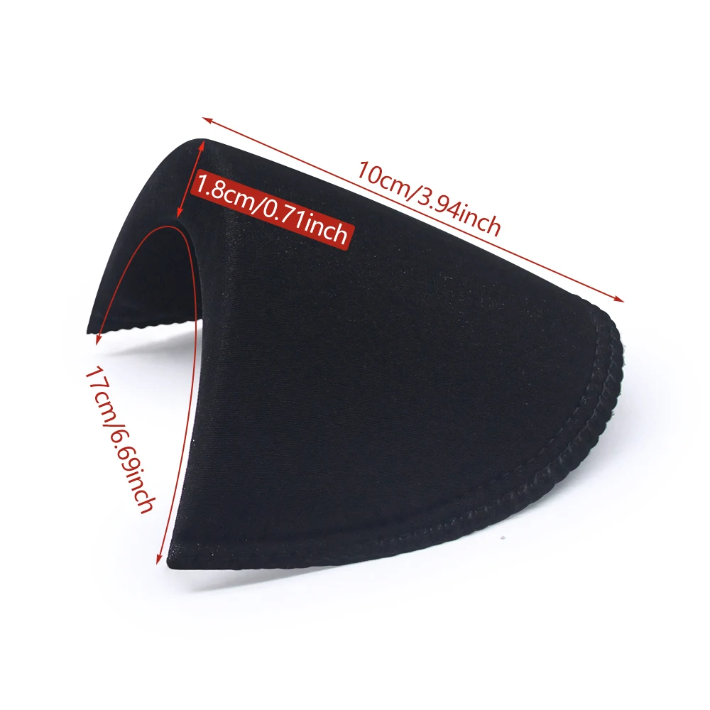 Set of 4 Soft Padded Foam Shoulder Pads for Clothing and Sewing Projects
