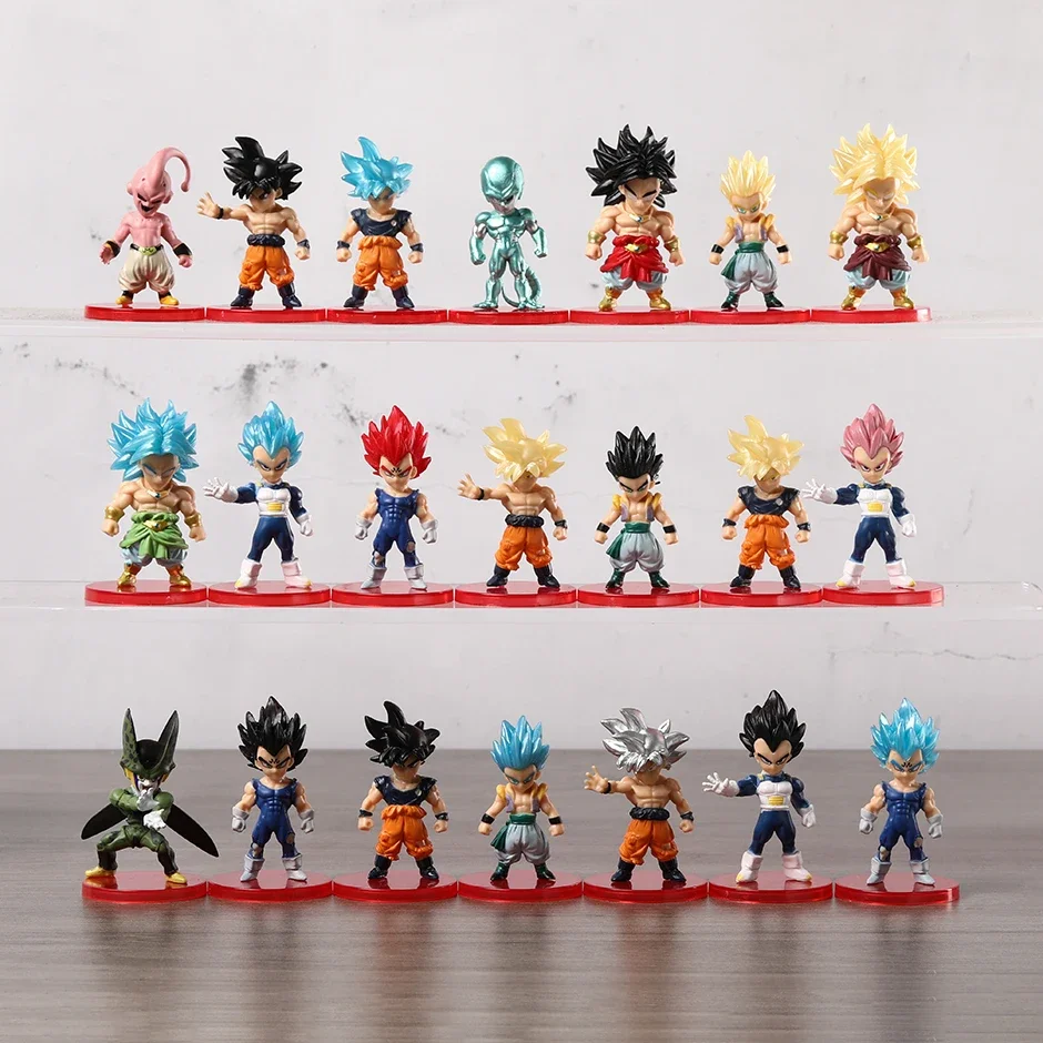 ドラゴンボールZのPVCフィギュア,超サイヤ人,悟飯,ベジータ,ブロリー