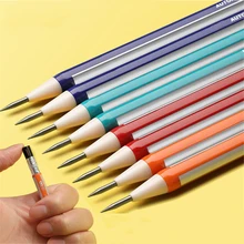 

2/4pcs ABS Mechanical Pencils with Sharpeners Student Stationery 2.0mm Replaceable Automatic Pencil School Office Supplies