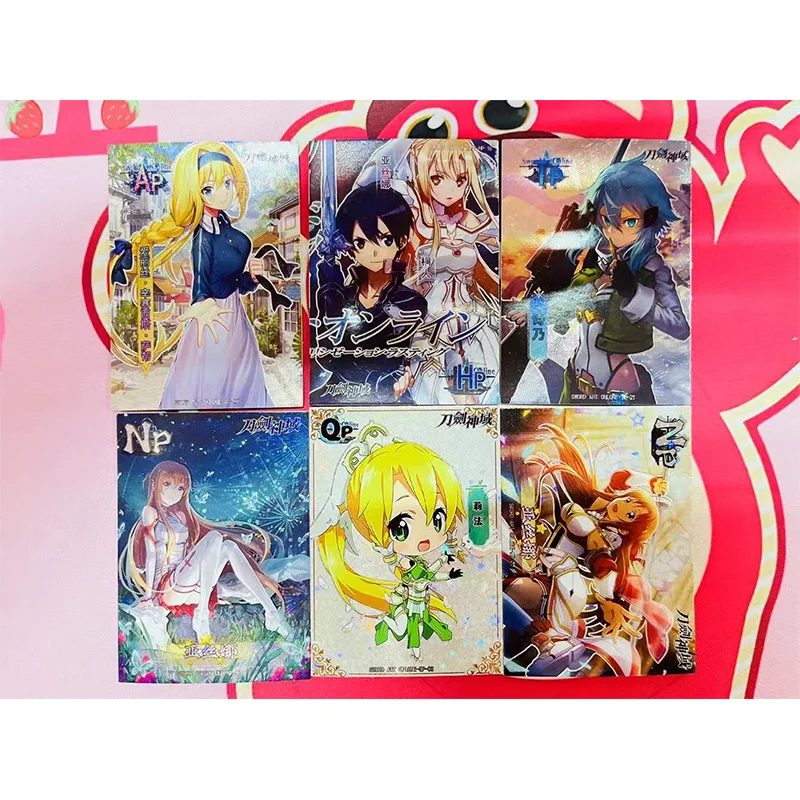 

Anime Goddess Story NARUTO Demon Slayer ONE PIECE Random 50 Refractive Flash Cards Toys for boys Collectible Cards Birthday Gift