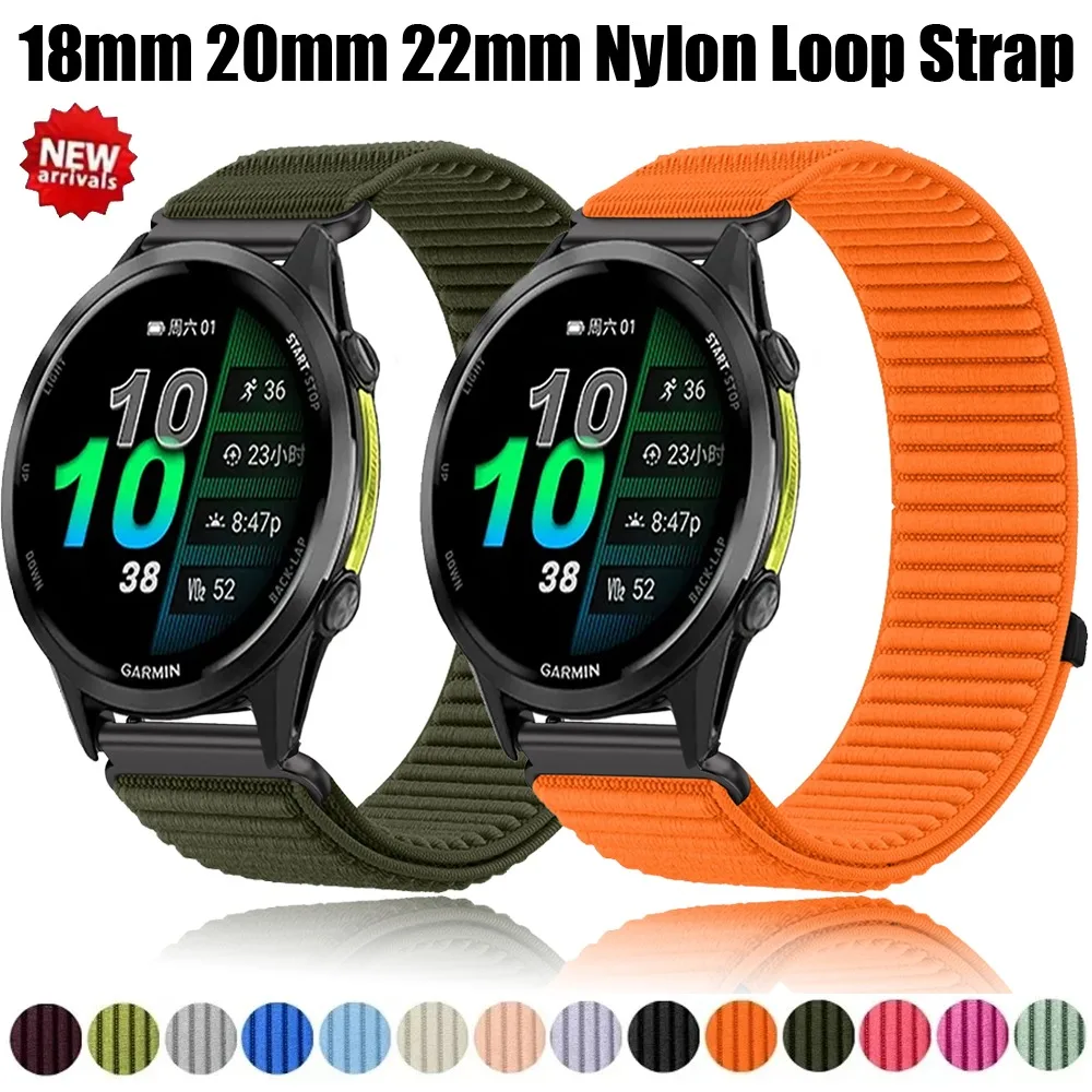 Nylon Loop Watch Strap in Multiple Sizes - Versatile and Durable Replacement Band