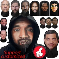 2026 НОВАЯ интересная забавная полнолицевая маска с 3D принтом, реалистичная маска для лица знаменитостей, вечерние реквизит для косплея на Хэллоуин