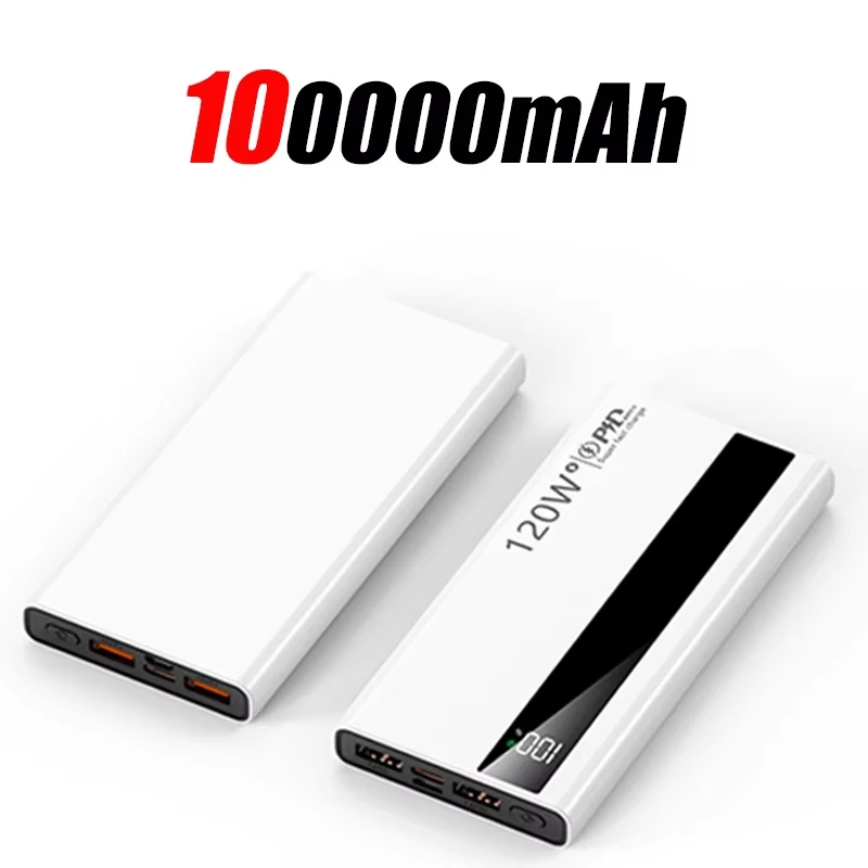 White 100000mAh