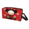Custom Cartoon Anima Pucca Toiletry Bag Women Cosmetic Makeup Organizer Lady Beauty Storage Dopp Kit Case 1