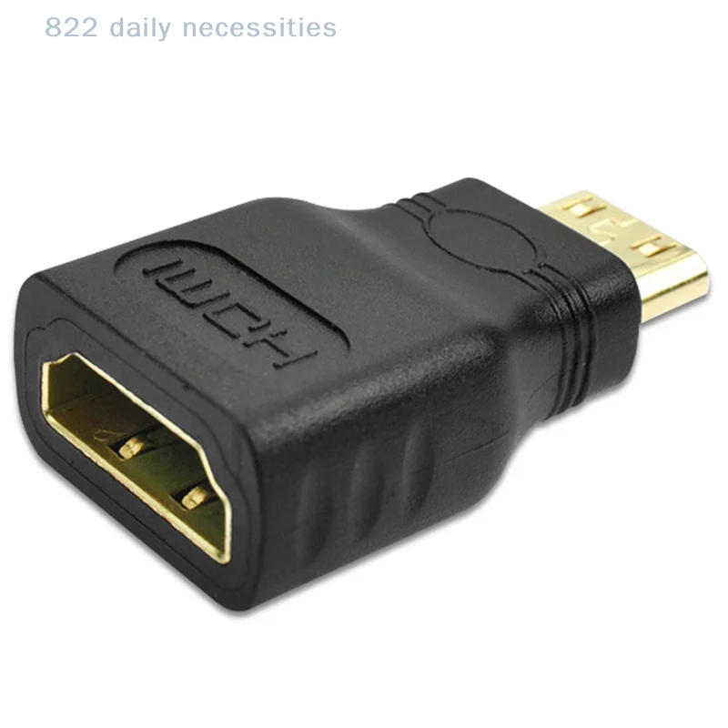 편리한 미니 hdmi-hdmi 어댑터 hdtv 플랫용 금도금 남성-여성 변환기