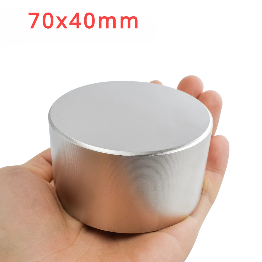 

1pcs Neodymium magnet N52 70x40mm super strong round magnet Rare Earth NdFeb 60*30mm strongest permanent powerful magnetic