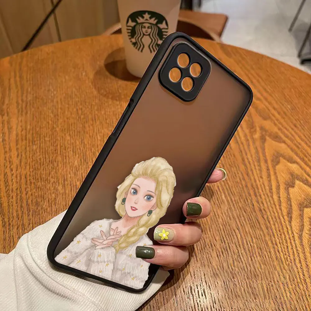 thumbnail image 1 of Funda mate para OPPO A97 A96 A95 A94 A93 A92 A92S A78 A74 A73 A72 A57 A55 A54 A53 4G 5G funda d-princesa Disney maquillaje de Navidad, 1 of 5