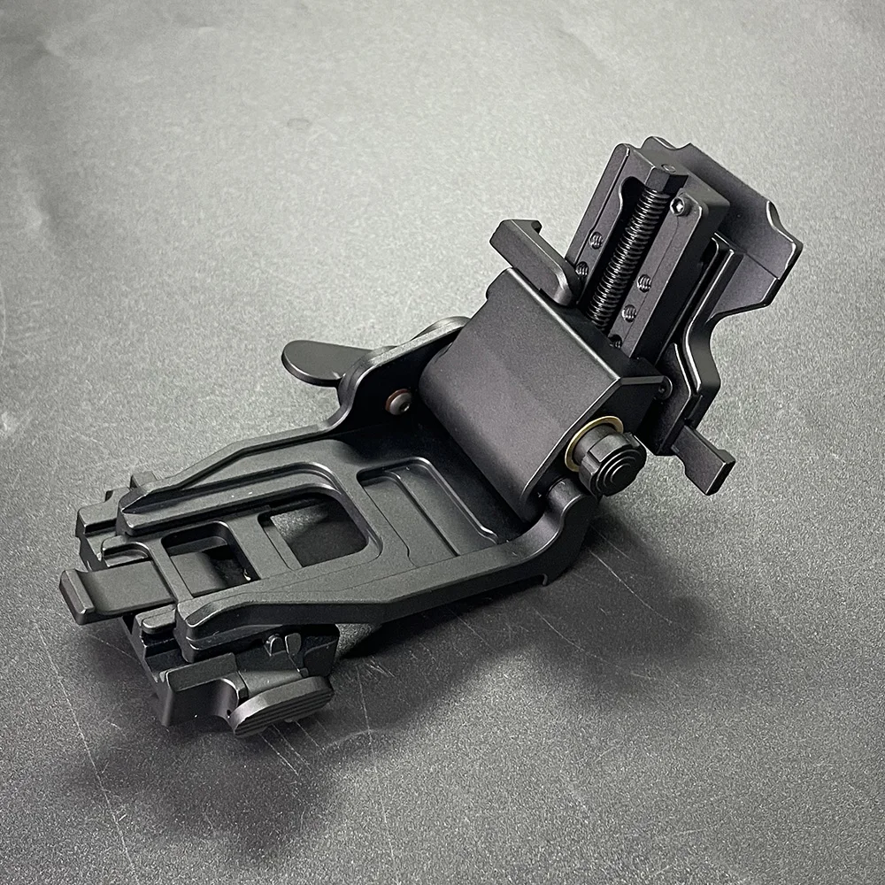 Flache NVG-Helmhalterung, klappbar, verstellbar, Schwalbenschwanzhalterung aus Aluminium für Nachtsichtgeräte. – Detail 4