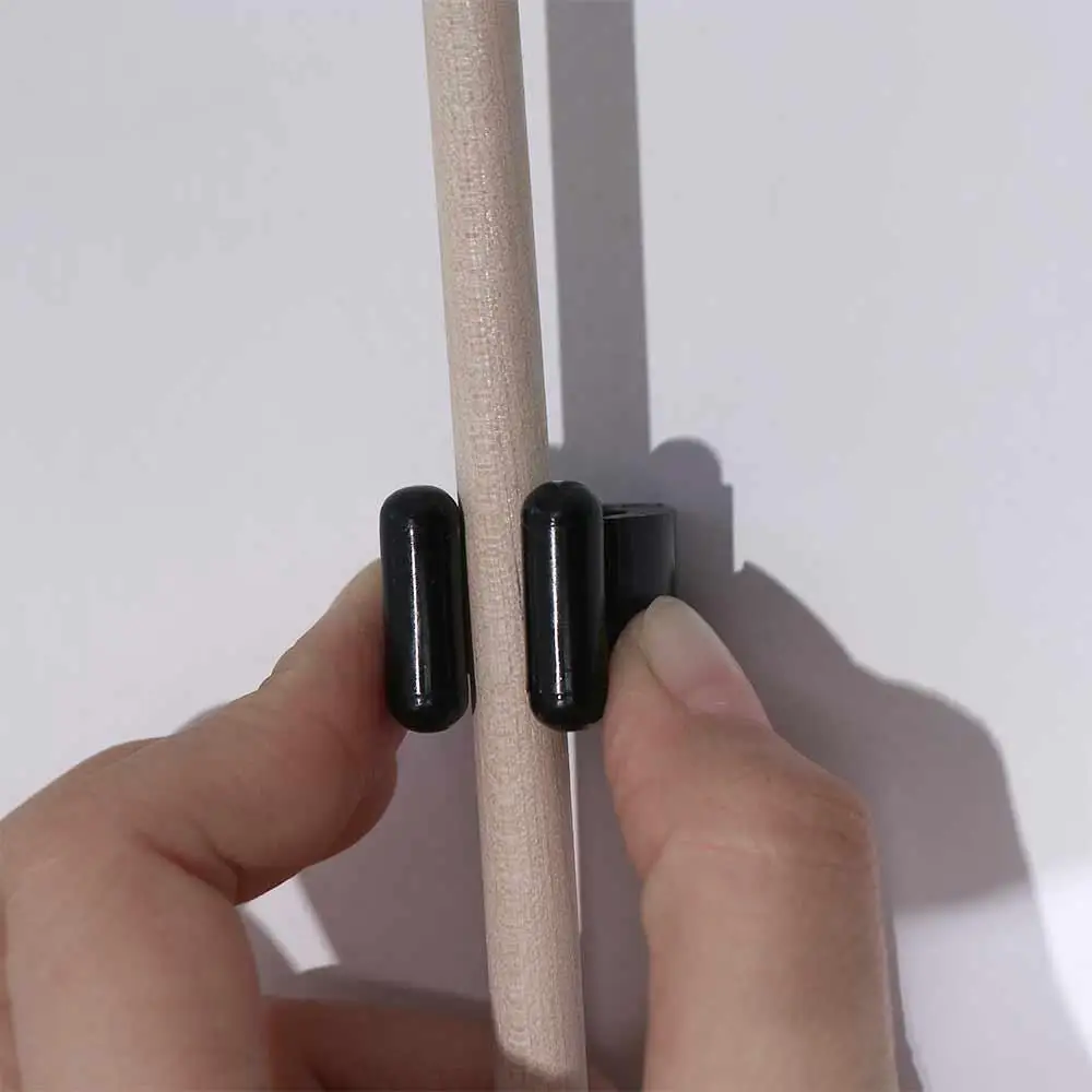 Wandmontierter Angelrutenhalter in Schwarz, Angelruten-Aufbewahrungsclips, Billardqueue-Clip, Angelruten-Organizer – Detail 8