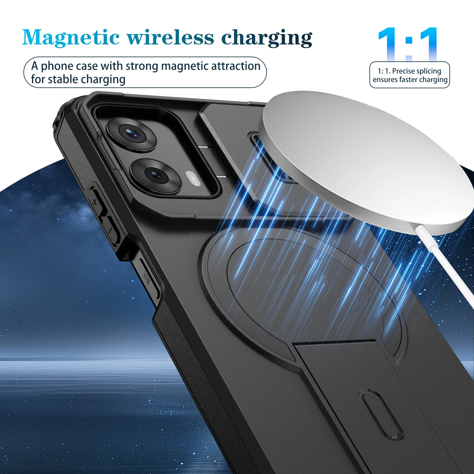 Magnetic Ring Bracket Phone Case