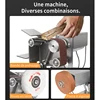 Belt Grinding Machine Sharpening Machine Bench Grinder Variable Speed Mini Belt Sander Metal Sander Electrical Polisher Machine 2