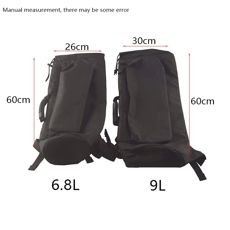 Zaino Porta Serbatoio Fibra Di Carbonio TUXING - Per Paintball, PCP, Immersioni 6.8L/9L - Foto 4