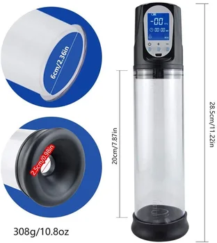 Electri Penis Pump Male Penis Enlarger Sex Toys for Man Vacuum Pump Male Masturbation Penile Extender Trainer Adults Sex Product 4